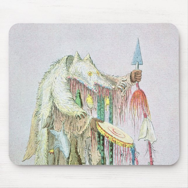 Mousepad Homem de medicina Blackfoot (Frente)