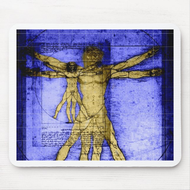 Mousepad Homem de Vitruvian (Frente)