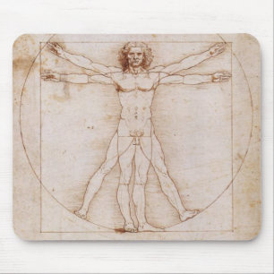 Mousepad Homem de Vitruvian