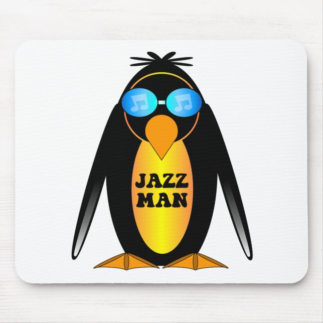 Mousepad Homem do jazz (Frente)