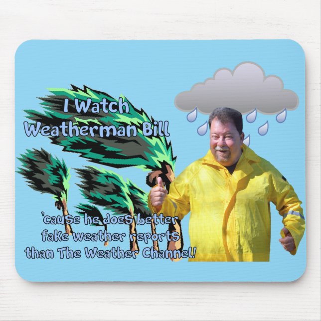 Mousepad Homem do Tempo Bill (Frente)