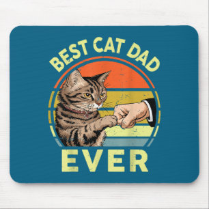 Mousepad Homem Gato Listrado Pai Marido Pai