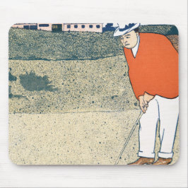 Mousepad Homem jogando Golf por Edward Penfield.