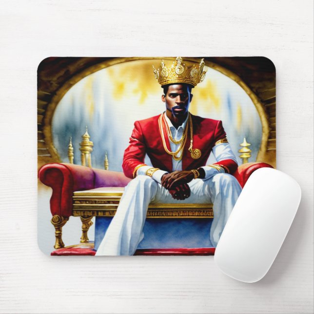 Mousepad Homem-Reino - Pad de Mouse Cristão de Arte Cristã  (Com mouse)
