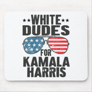 Mousepad Homens Brancos Para Óculos De Sol De Kamala Harris