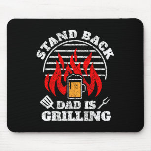 Mousepad Homens Camisa Divertida Churrasco Defumador Volte