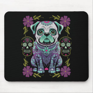 Mousepad Homens Crânio de Açúcar Dia das Bruxas Agência Gov