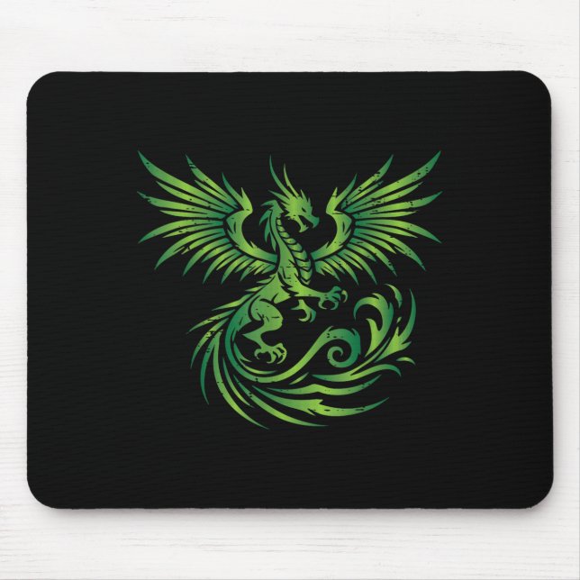 Mousepad Homens de Arte Mítica Fantasia Fantasia do Dragão  (Frente)