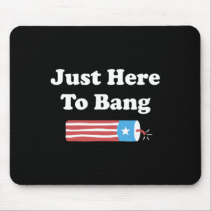 Mousepad Homens De Bandeiras Americanas De Julho