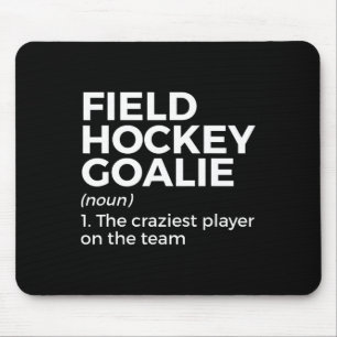 Mousepad Homens de Definição de Goalie de Hockey de Campo D