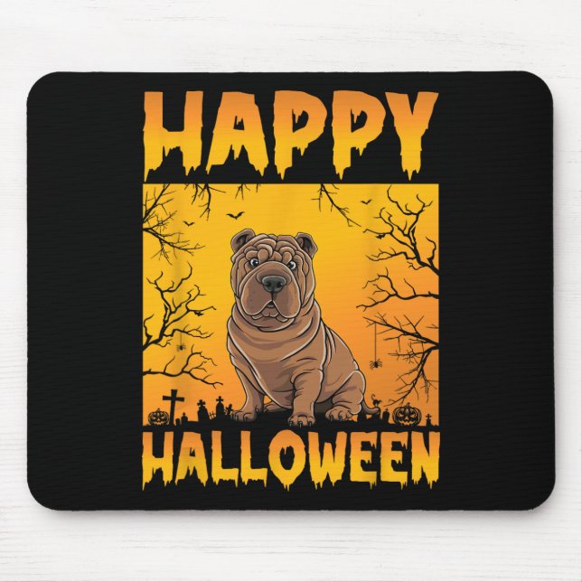 Mousepad Homens de Figurino de Halloween Mulheres Crianças  (Frente)