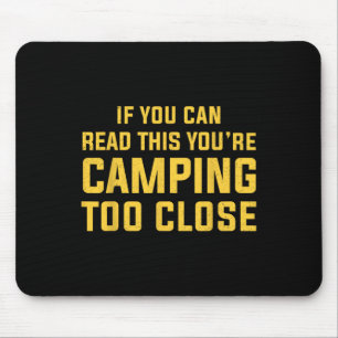 Mousepad Homens Divertidos Acampando Com Frases Acampamento