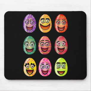 Mousepad Homens do Grupo dos Ovos da Páscoa Homens de Pásco