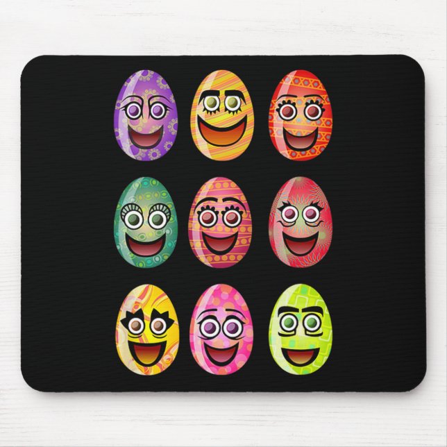 Mousepad Homens do Grupo dos Ovos da Páscoa Homens de Pásco (Frente)