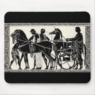 Mousepad homens e cavalos romanos antigos