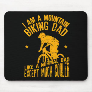 Mousepad Homens Eu Sou Um Pai De Ciclismo De Montanha Desig