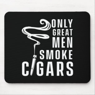 Mousepad Homens excelentes Fumam Charutos, Humidor Charros,