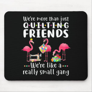 Mousepad Homens Flamingo de Colchas Mais do que Amigos de C