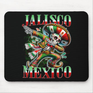 Mousepad Homens Jalisco México Mariachi Esqueleto Dia