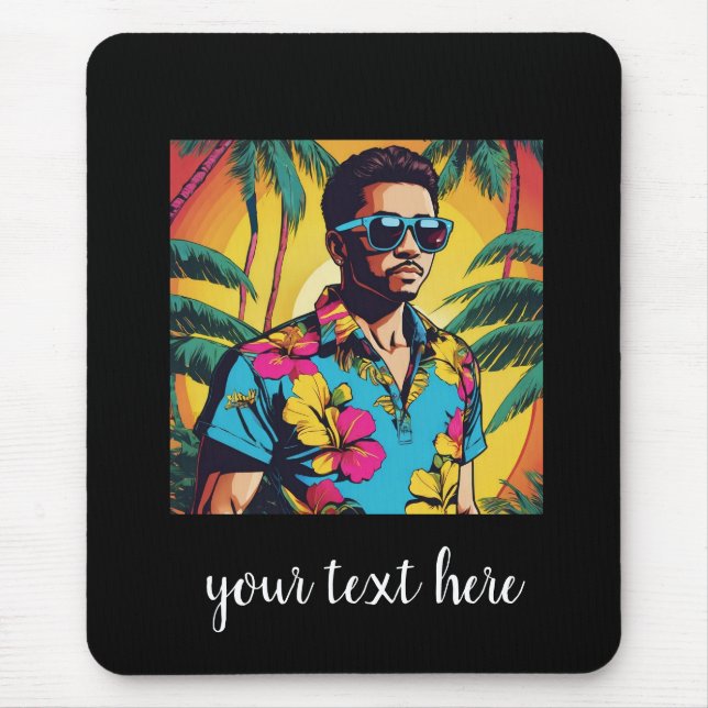Mousepad homens mais jovens do Havaí (Frente)