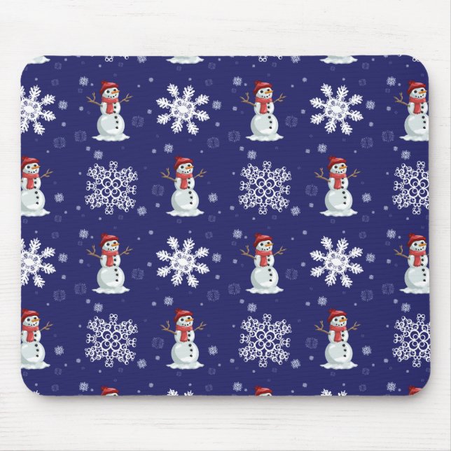 Mousepad Homens nevado (Frente)