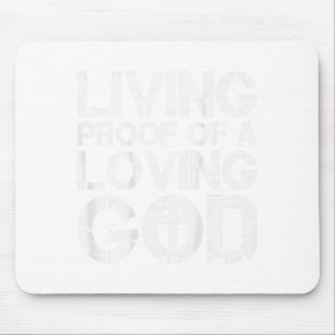 Mousepad Homens Prova Viva De Um Deus Amoroso Jesus Cristão