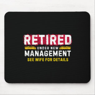 Mousepad Homens Retro Aposentados Sob Nova Administração Co