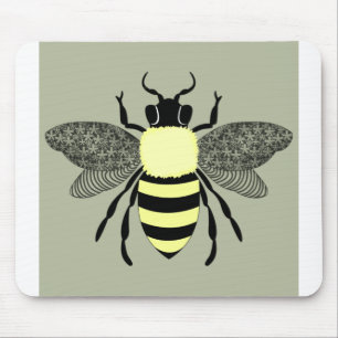 Mousepad Honey Bee Design