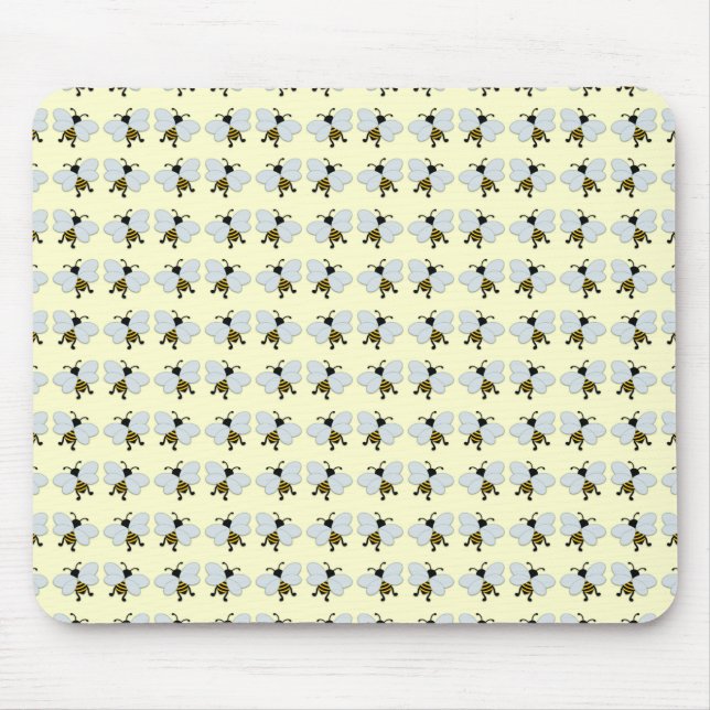 Mousepad Honey Bee Watercolor (Frente)
