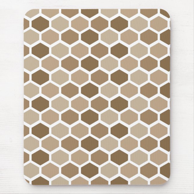Mousepad Honeycomb in Sand (Frente)