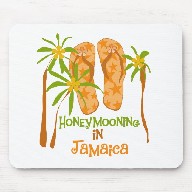 Mousepad Honeymooning em Jamaica (Frente)