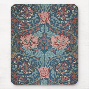 Mousepad Honeysuckle de William Morris, Vintage Flowers Art