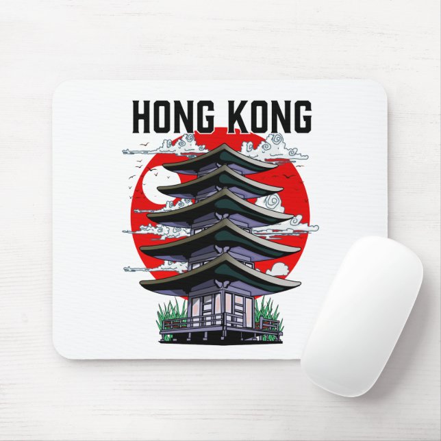 Mousepad Hong Kong (Com mouse)