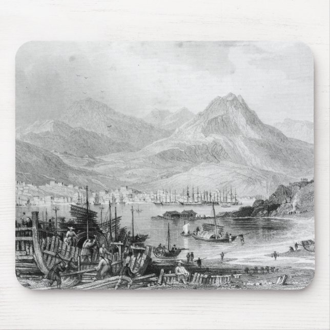 Mousepad Hong Kong do Kow-mergulhão-do-norte (Frente)