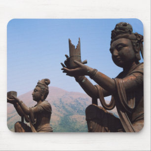 Mousepad Hong Kong, Ilha de Lantau, Mosteiro Po Lin