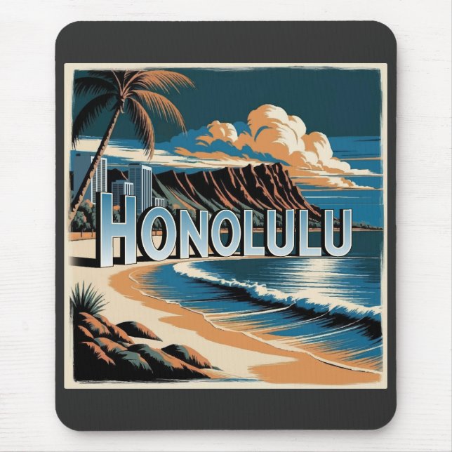 Mousepad Honolulu O’aho Hawaii (Frente)