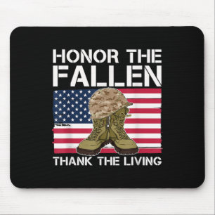 Mousepad Honra O Obrigado Falhado A Bandeira Dos Vivos