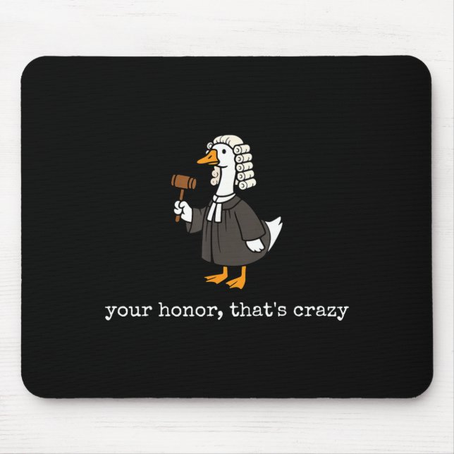 Mousepad Honra que é louca, engraçada, boba, advogada louca (Frente)