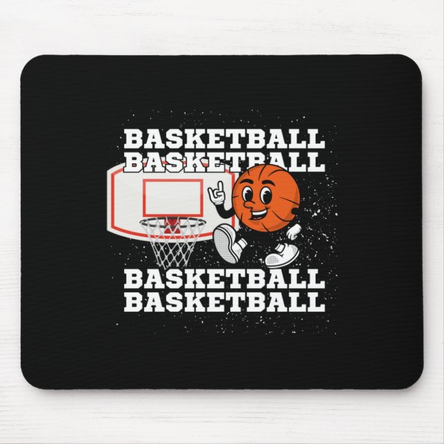 Mousepad Hoop de Caracteres de Basquete (Frente)
