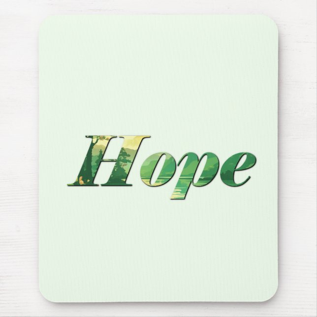 Mousepad Hope. (Frente)
