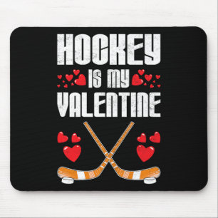 Mousepad Hóquei é meu namorado Piada Esportiva Engraçada Eq