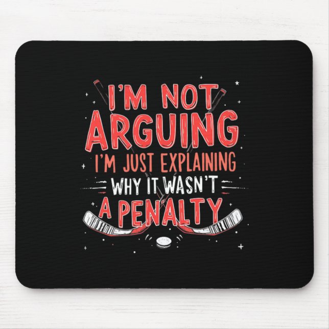 Mousepad Hóquei Explicando Por Que Não Foi Penalidade _1 (Frente)