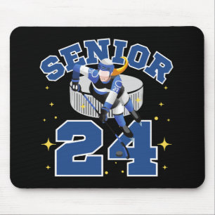 Mousepad Hóquei no Gelo Engraçado Sênior 2024