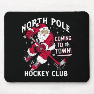 Mousepad Hóquei Polo Norte Chegando ao Natal da Cidade