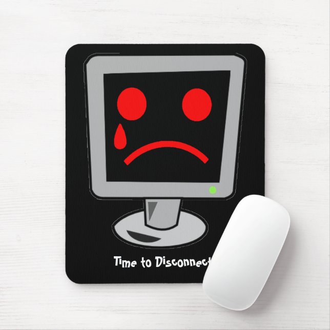 Mousepad Hora de desconectar o computador (Com mouse)