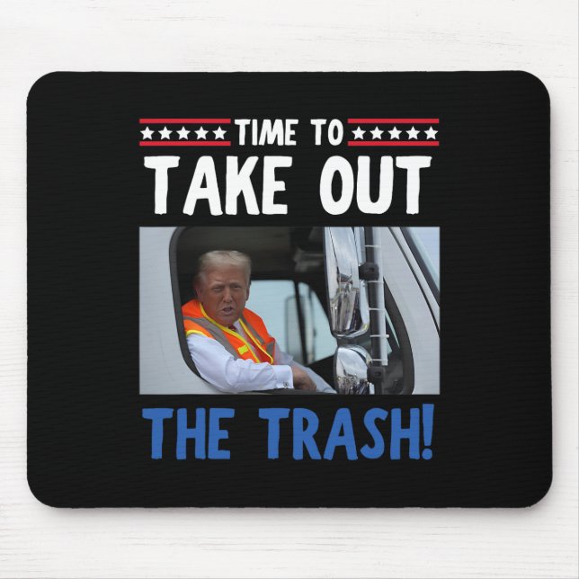 Mousepad Hora De Tirar O Lixo Engraçado. (Frente)