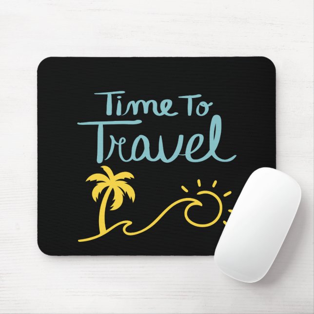 Mousepad Hora de Viajar (Com mouse)