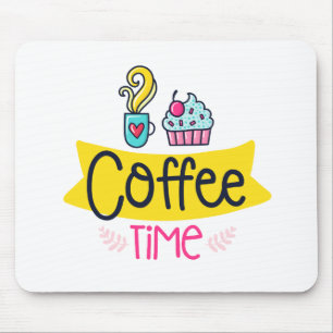 Mousepad Hora do café