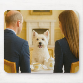 Mousepad Hora do Chá Westie com os Royals