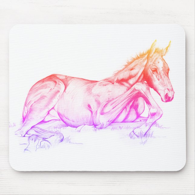 Mousepad Hora silenciosa (arco-íris) (Frente)